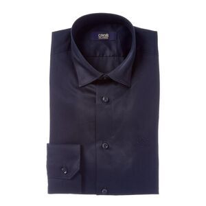 Cavalli Class Mens  Slim Fit Dress Shirt, Blue